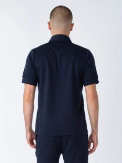 ORNE ZIP THROUGH POLO -Alpha Industries Shop M751402 DARKNAVY 3