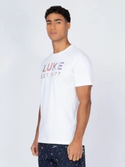 LAUCALA TEXT T-SHIRT -Alpha Industries Shop M760156 WHITE 2