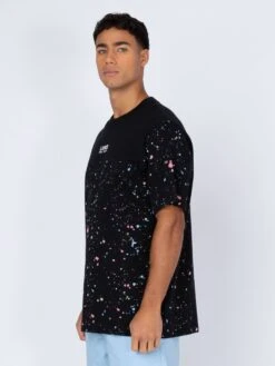 ST KITTS PAINT SPLATTER T-SHIRT -Alpha Industries Shop M760157 BLACK 2 7d539a5c b46d 4db3 a519 dc39a592376a