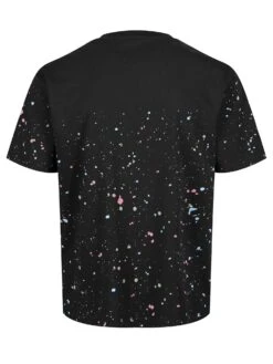 ST KITTS PAINT SPLATTER T-SHIRT -Alpha Industries Shop M760157 JETBLACK 5A