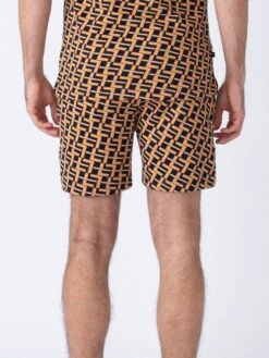 DOMINICA OVERPRINT SHORTS -Alpha Industries Shop M760350 APRICOT 3