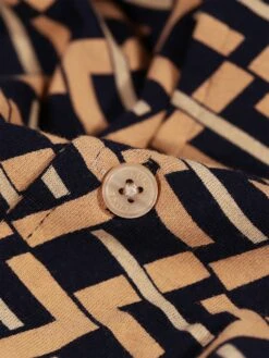 TRINIDAD OVERPRINT JERSEY CUBAN SHIRT -Alpha Industries Shop M760850 APRICOT 4