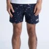 SAMUI PAINT SPLATTER SWIM SHORTS -Alpha Industries Shop M761050 DARKNAVY 1