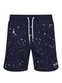 SAMUI PAINT SPLATTER SWIM SHORTS -Alpha Industries Shop M761050 NAVY 1