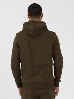 LOS ANGELES 2 HOODIE -Alpha Industries Shop ZM450351 DARK GREEN 3