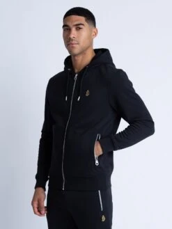 BERLIN 2 ZIP HOODIE -Alpha Industries Shop ZM450352 BLACK 2